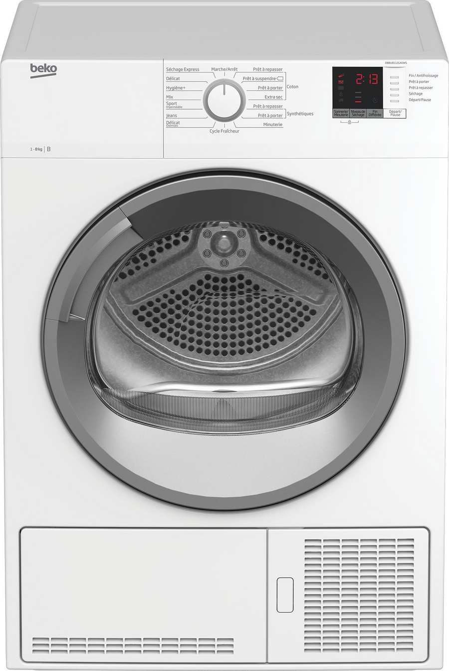 Seche-linge à condensation BEKO DBBU8112GA0WS