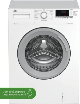 Lave-linge hublot BEKO WTE7712BS1W