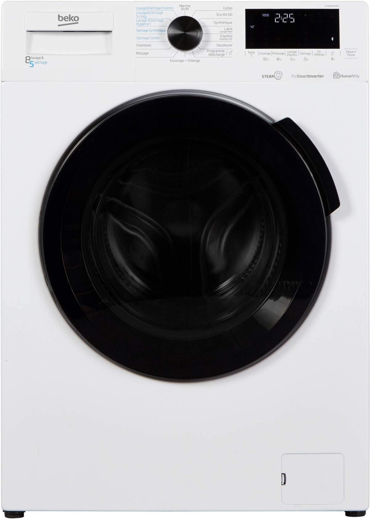 Lave-linge sechant BEKO HTE8614YBST