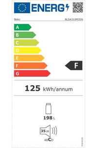 Réfrigérateur encastrable BEKO BLSA310M3SN