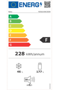 Réfrigérateur avec congélateur BEKO RDSA240K30SN