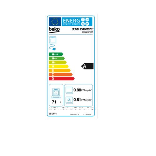Four chaleur tournante BEKO BBVM13400XPSE