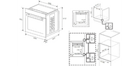 Four chaleur tournante BEKO BCBIS14300MPSE