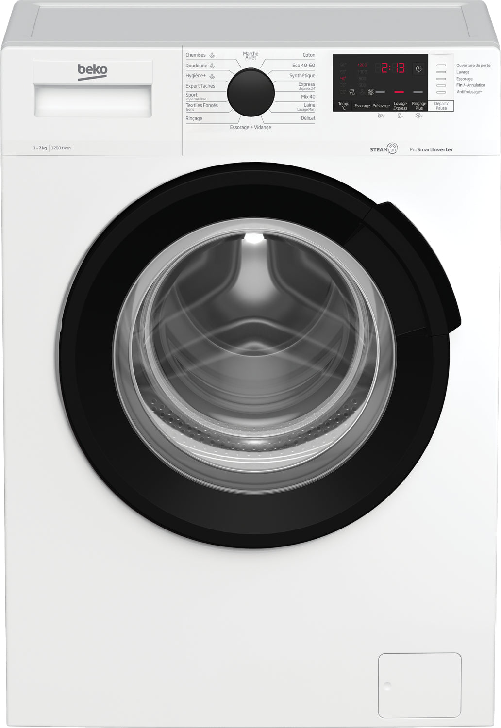 Lave-linge hublot BEKO WUV72221BW