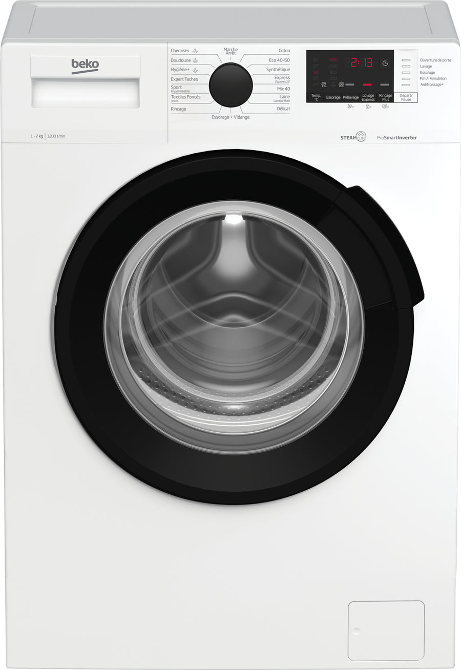 Lave-linge hublot BEKO WUV72221BW