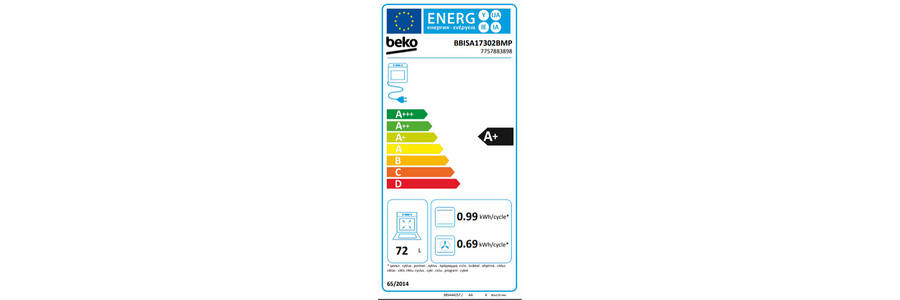 Four chaleur tournante BEKO BBISA17302BMP