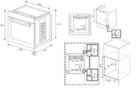 Four chaleur tournante BEKO BBISA17302BMP