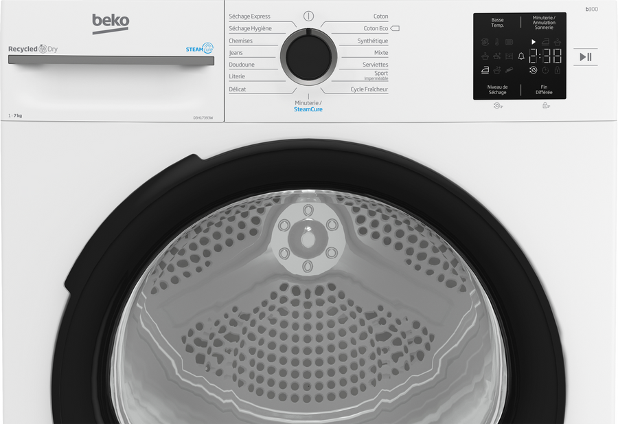 Seche-linge pompe à chaleur BEKO D3H17393W