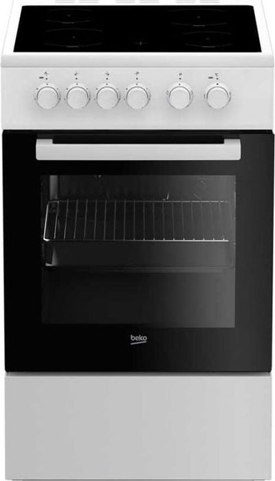 Cuisinière vitrocéramique BEKO FSS57000GW