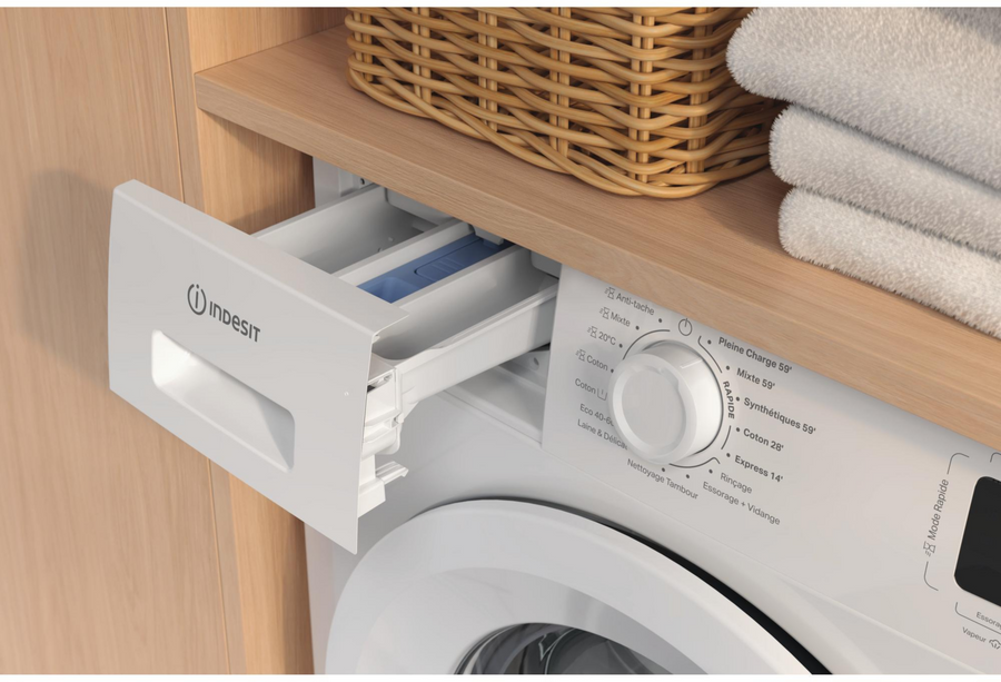 Lave-linge hublot INDESIT IM864MYTIMEFR