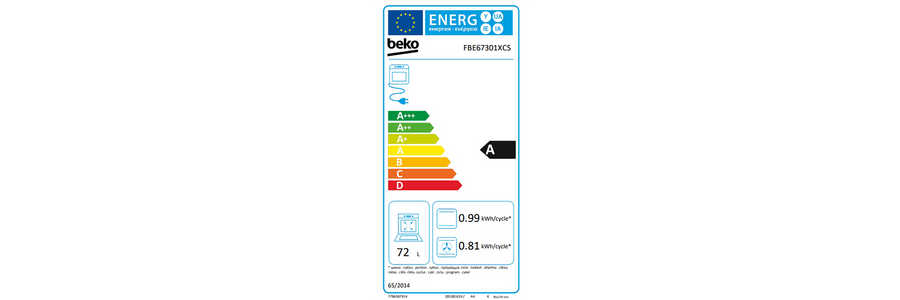 Cuisinière vitrocéramique BEKO FBE67301XCS