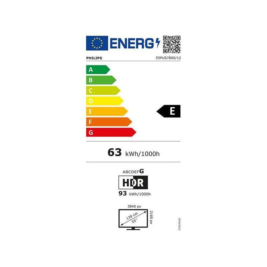 Téléviseur LED PHILIPS 55PUS7800