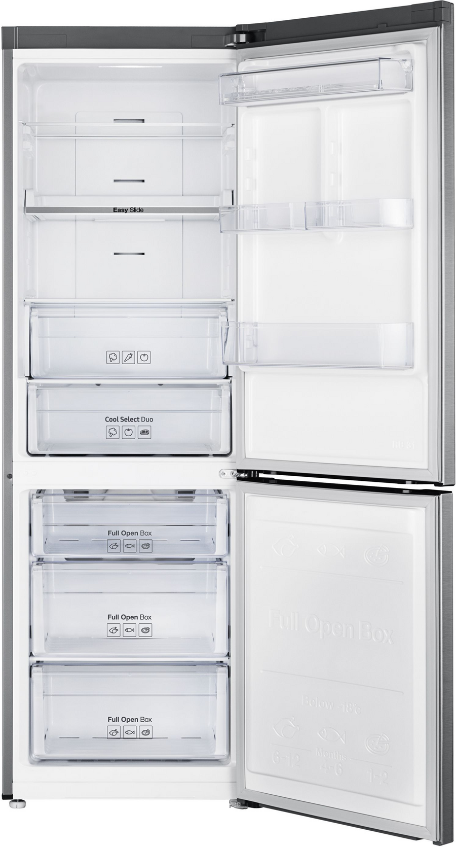 Réfrigérateur avec congélateur SAMSUNG RB33N340MSA