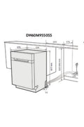 Lave-vaisselle encastrable SAMSUNG DW60M9550SS