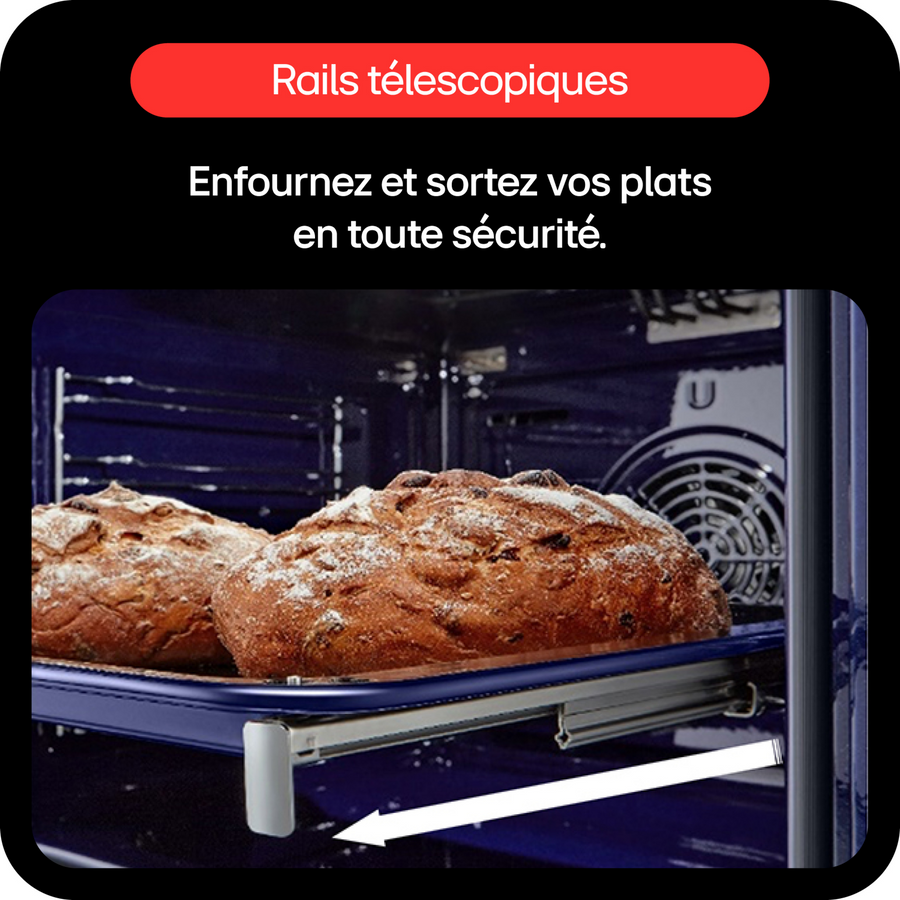 Four chaleur tournante LG WS9D7673CB