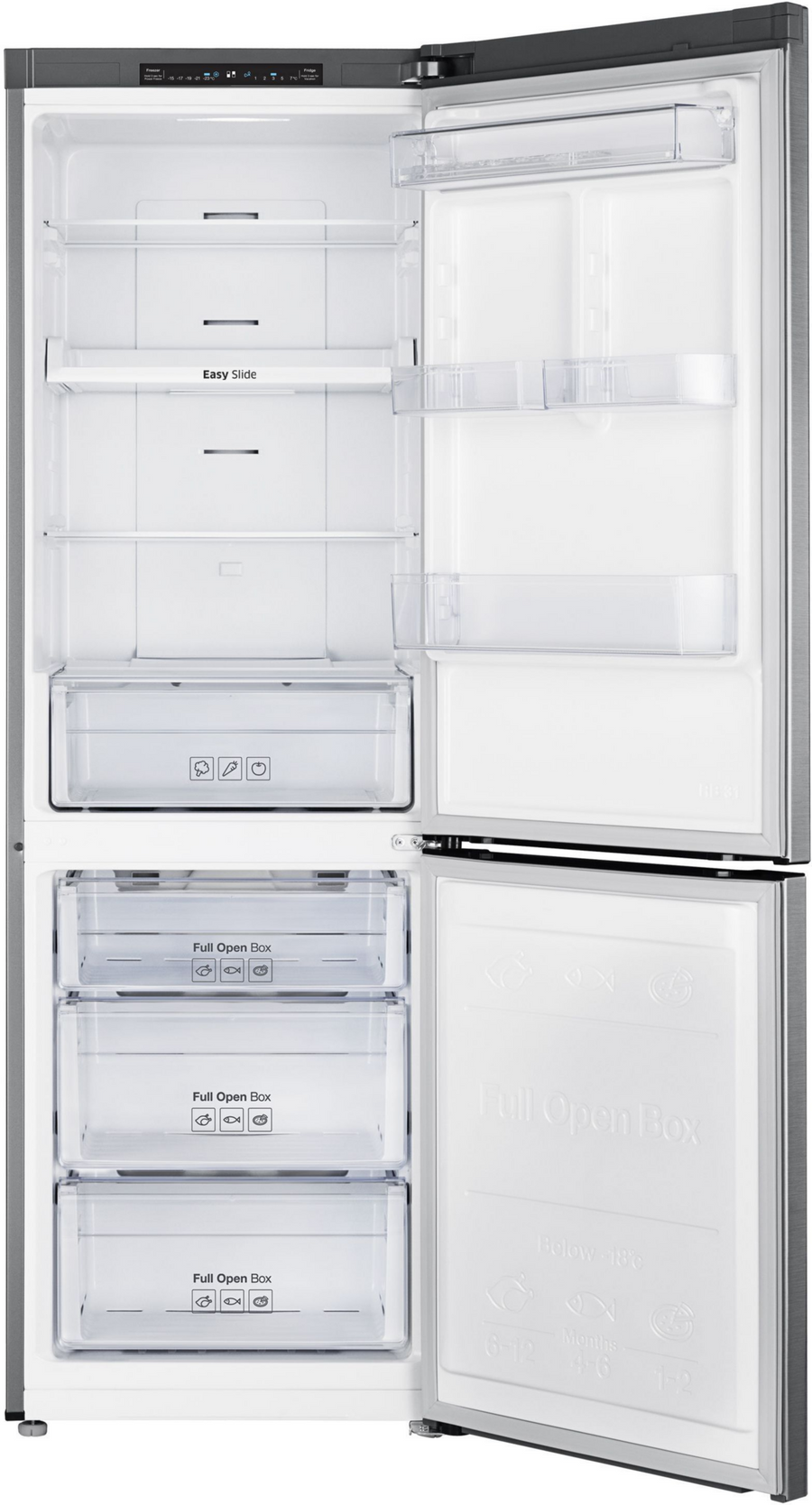 Réfrigérateur avec congélateur SAMSUNG RB31HSR2DSA