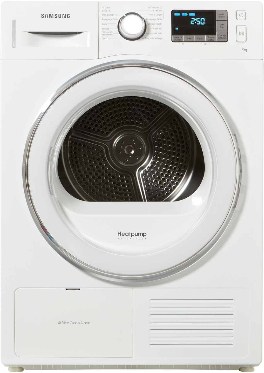 Seche-linge pompe à chaleur SAMSUNG DV80F5E5HGW