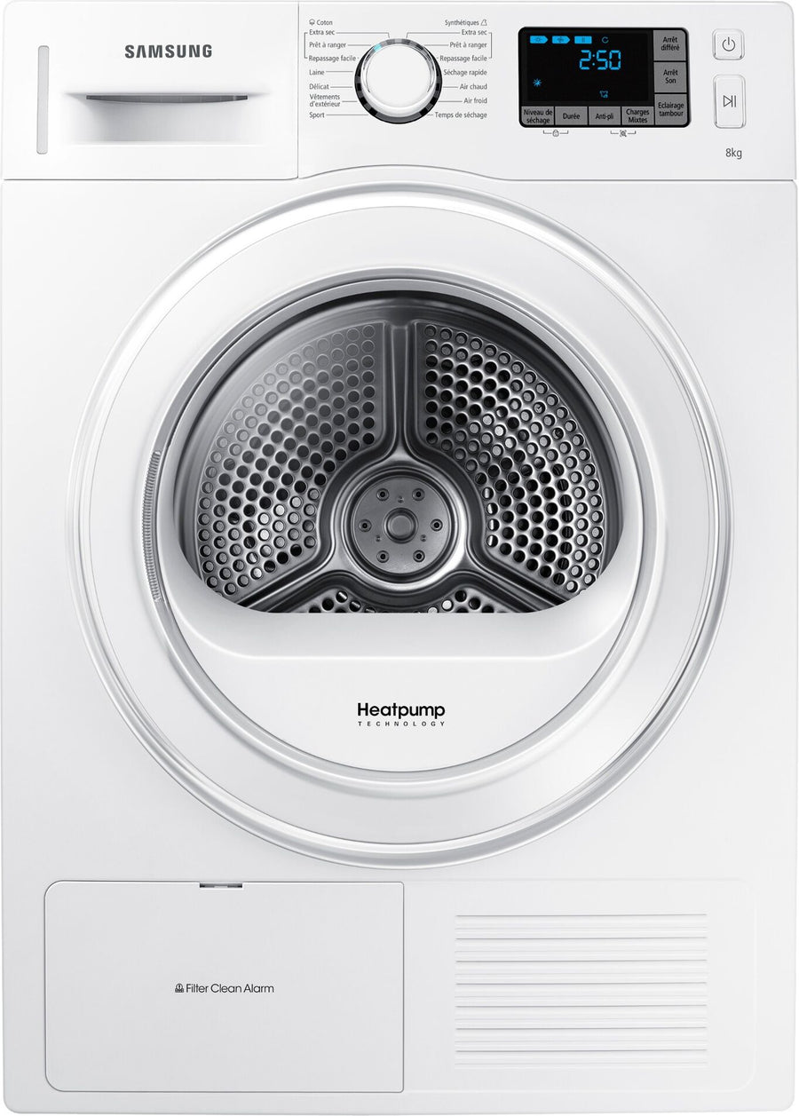 Seche-linge pompe à chaleur SAMSUNG DV80F5E5HGW