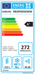 Réfrigérateur avec congélateur SAMSUNG RB29HSR3DWW