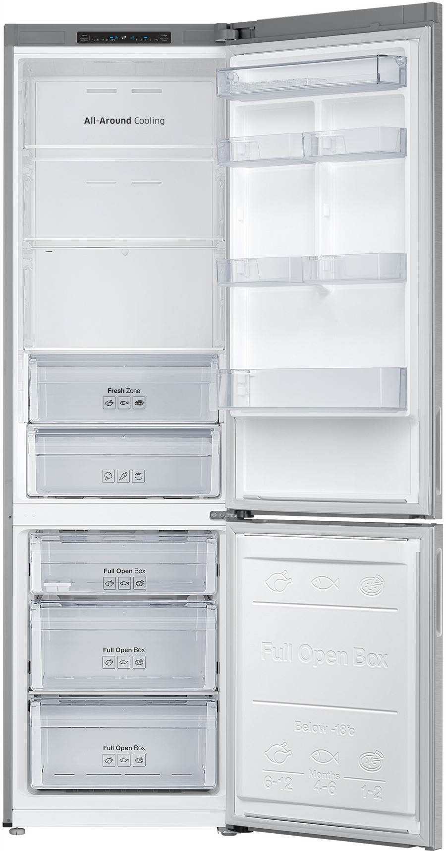 Réfrigérateur avec congélateur SAMSUNG RB37J5000SA