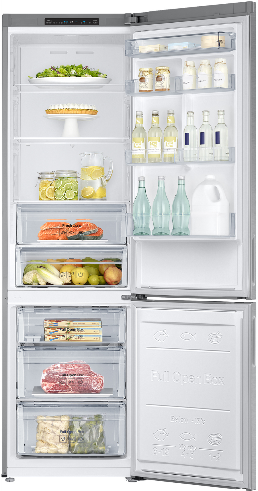 Réfrigérateur avec congélateur SAMSUNG RB37J5000SA