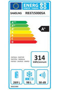 Réfrigérateur avec congélateur SAMSUNG RB37J5000SA