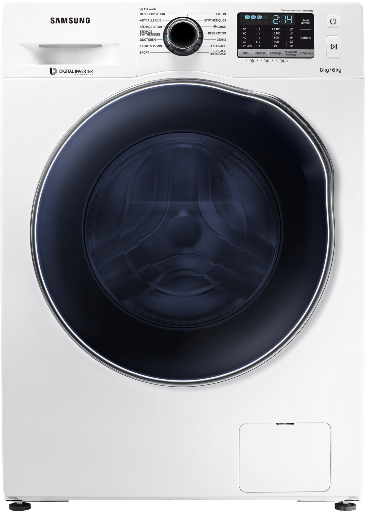 Lave-linge sechant SAMSUNG WD80J5430AW