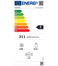 Réfrigérateur avec congélateur SAMSUNG RB30J3000WW