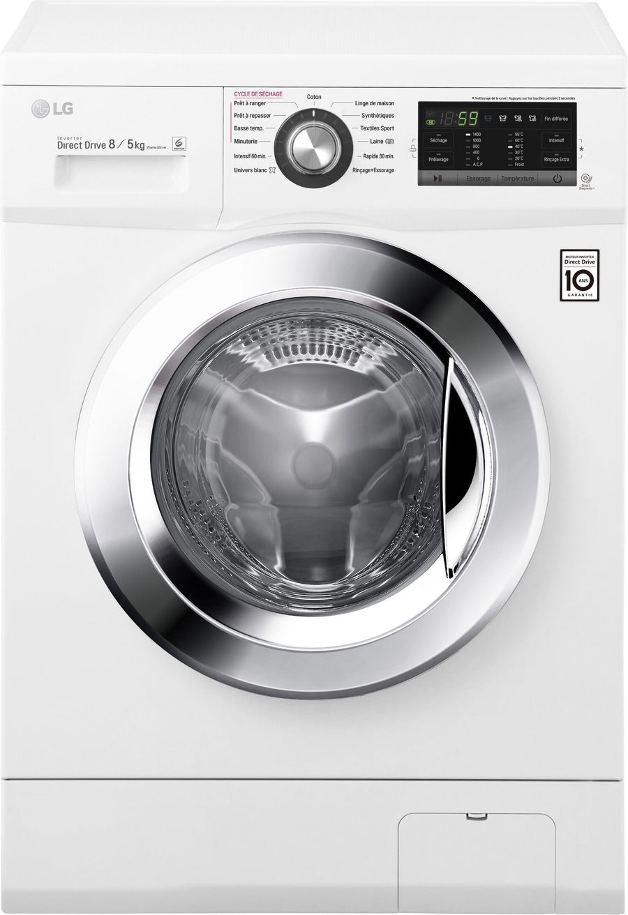 Lave-linge sechant LG F854G63WR