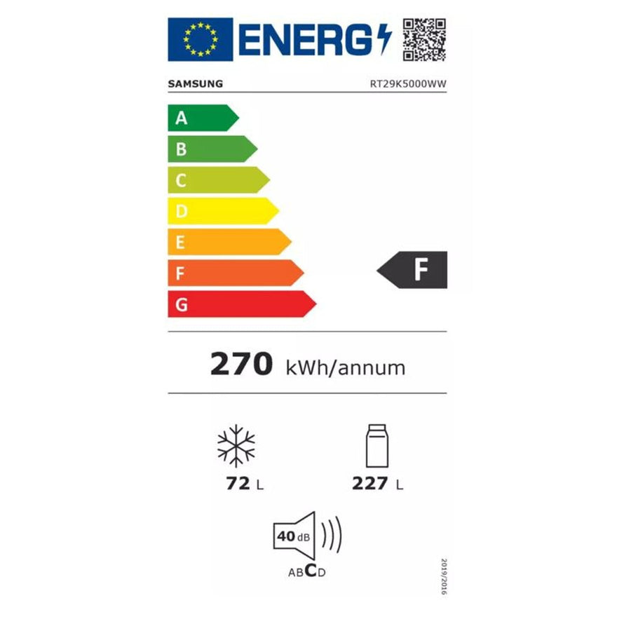 Réfrigérateur avec congélateur SAMSUNG RT32K5000WW