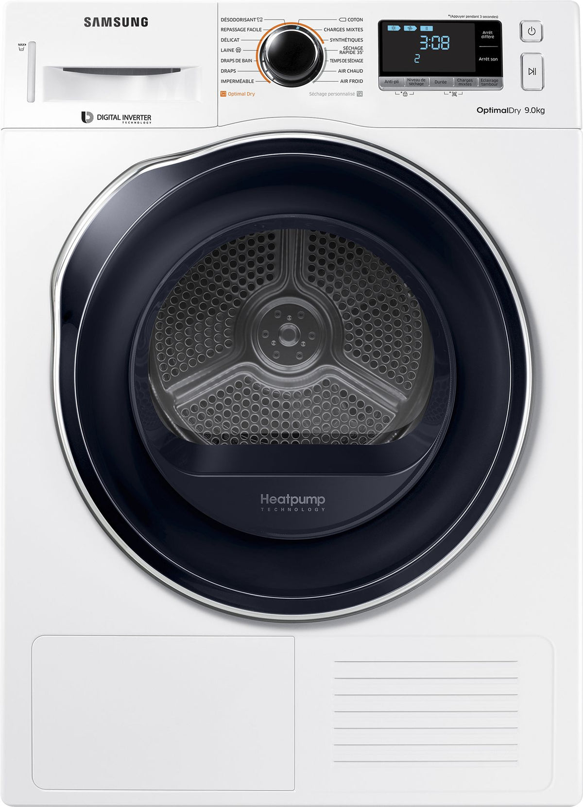 Seche-linge pompe à chaleur SAMSUNG DV90M6200CW