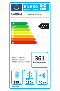 Réfrigérateur américain SAMSUNG RH58K6598SL/EG