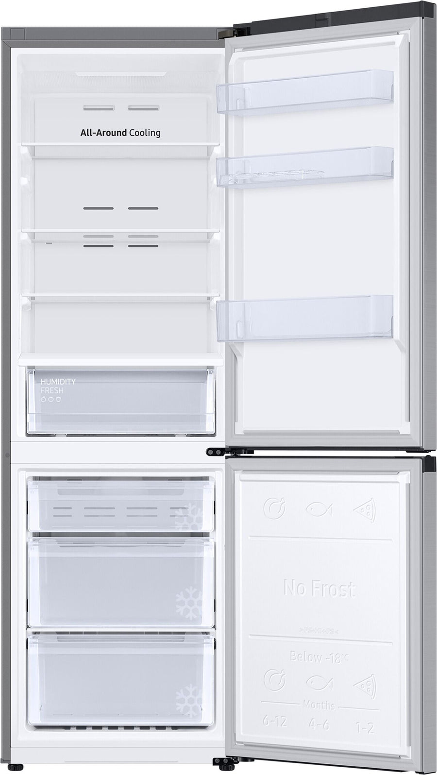 Réfrigérateur avec congélateur SAMSUNG RB34T600ESA