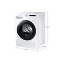 Seche-linge pompe à chaleur SAMSUNG DV90T5240AW