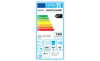 Seche-linge pompe à chaleur SAMSUNG DV90T5240AW