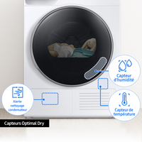 Seche-linge pompe à chaleur SAMSUNG DV90T7240BH