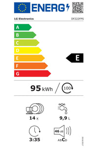 Lave-vaisselle pose libre LG DF222FPS