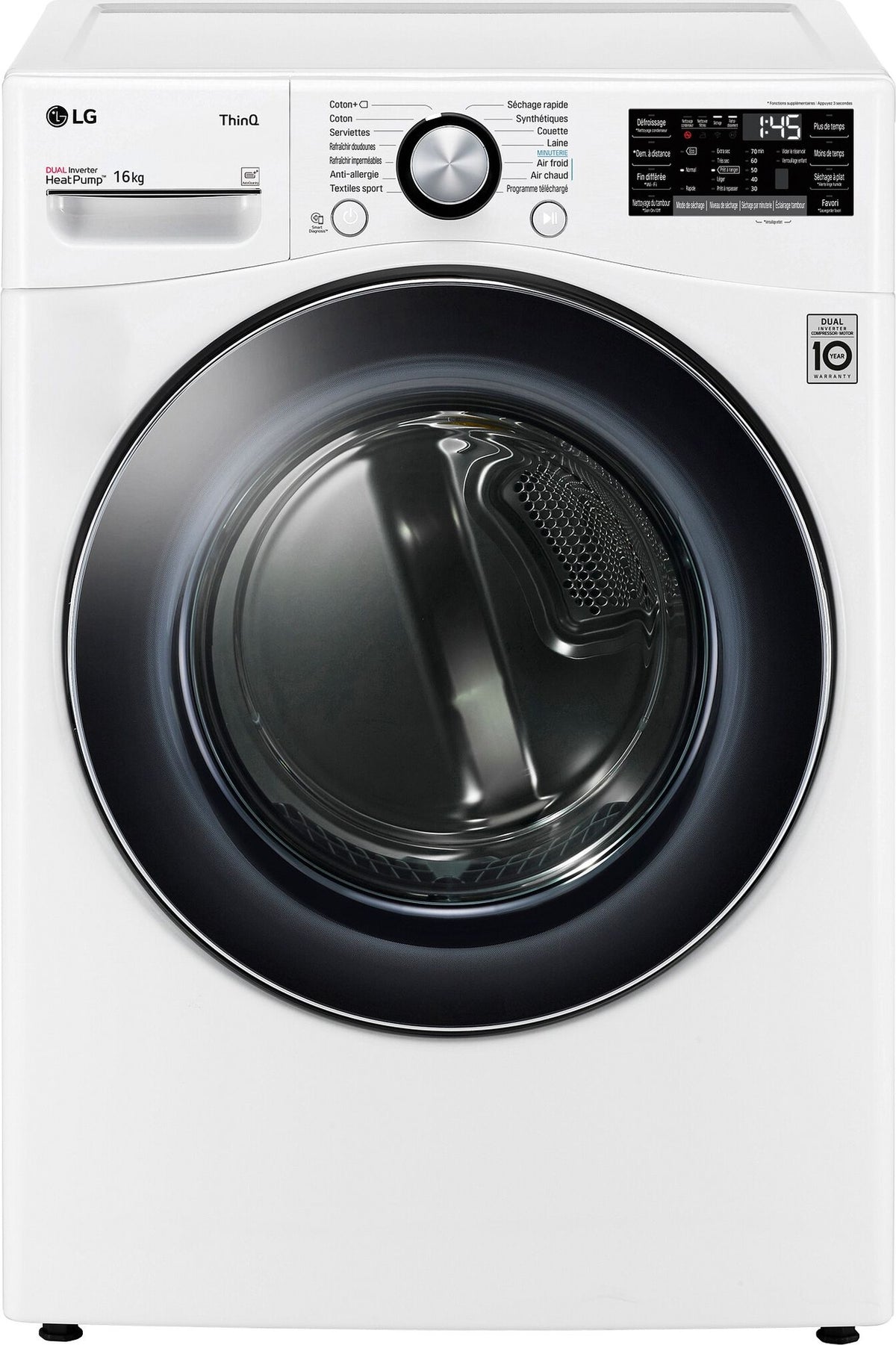 Seche-linge pompe à chaleur LG RH6P12WH