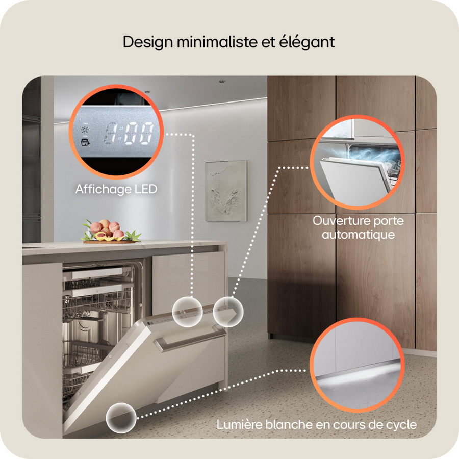 Lave-vaisselle encastrable LG DB365TXS