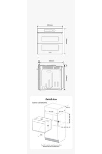 Four chaleur tournante SAMSUNG NV7B5675WAK