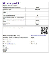 Four chaleur tournante SAMSUNG NV7B6795JAK