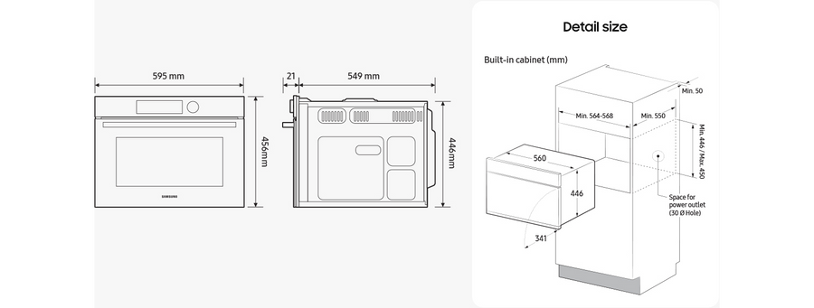 Four chaleur tournante SAMSUNG NQ5B6753CAN
