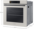 Four chaleur tournante SAMSUNG NV7B6695ACE