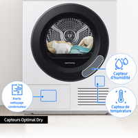 Seche-linge pompe à chaleur SAMSUNG DV90BB5245AW