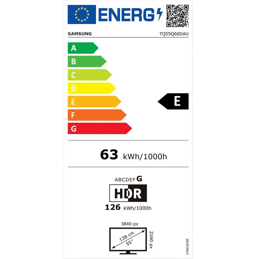 Téléviseur LED SAMSUNG TQ55Q60D 139 cm (55")