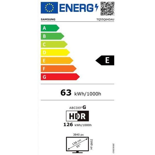 Téléviseur LED SAMSUNG TQ55Q64D 139 cm (55")