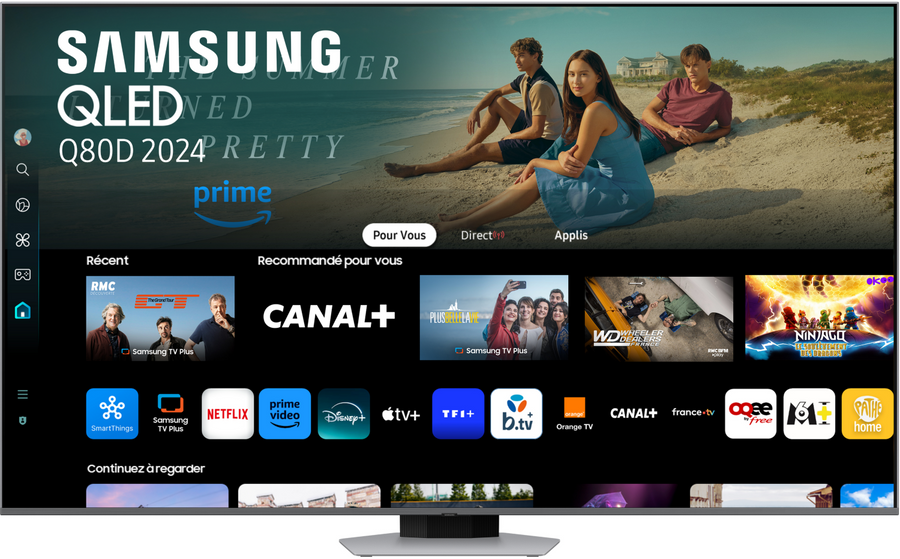 Téléviseur LED SAMSUNG TQ85Q80D 214 cm (84")