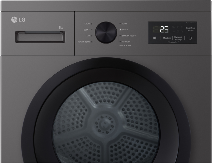 Seche-linge pompe à chaleur LG RH8N14SL