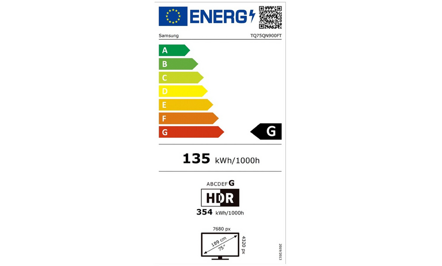 Téléviseur LED 74 pouces Reconditionné SAMSUNG TQ75QN900FTXXC