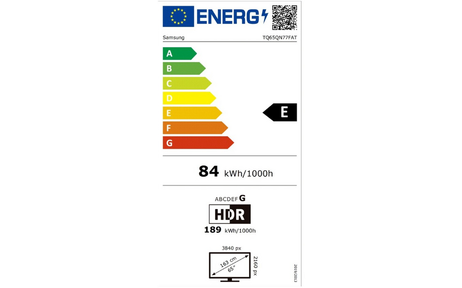 Téléviseur LED 65 pouces Reconditionné SAMSUNG TQ65QN77F